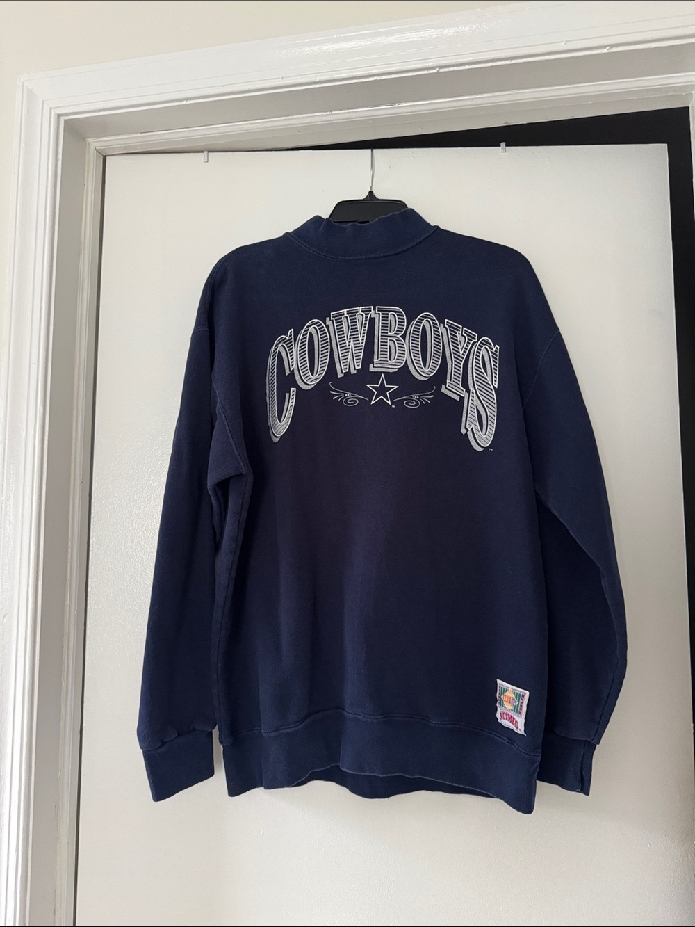 Men's Navy 'Cowboys' Graphic Sweatshirt